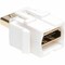 Tripp Lite HDMI KEYSTONE JACK SNAP-IN INSERT MODULE COUPLER F/F WHITE P164-000-KJ-WH - alternate 1