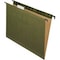 Pendaflex SureHook 1/5 Tab Cut Legal Recycled Hanging Folder - 8 1/2in x 14in - Green - Reinforced, 20PK 615315 - alternate 2