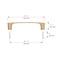 Richelieu 5 1/16-inch (128 mm) Center to Center Champagne Bronze Contemporary Cabinet Pull BP7345128CHBRZ - alternate 6