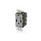 Leviton USB Receptacle, 20 A, 1 hp, Gray, PBT T5832-HGG - alternate 1