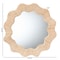 Bali & Pari Hasana Coastal Scalloped Natural Rattan Round Accent Wall Mirror 256-14155-ZORO - alternate 3