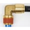 Mytee Products DOT Brass Push to Connect Fitting Elbow 1/2 in Tube ODx1/2 in NPT Air Line Male MP-ABF-ELBOW1212 - alternate 3
