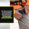 Fall Safe Safety Harness, Aluminum, S/M, Black/Green FS240ICD-S/M - alternate 4