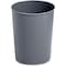 Safco Fire-safe Steel Round Wastebasket - 5.88 gal Capacity - Round - 14in Height x 13in Diameter - 9604CH - alternate 1