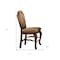 Homeroots Set of Two 24" Beige and Brown Fabric and Solid Wood Counter Height Bar Chairs, 2PK 573450 - alternate 4