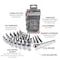 Performance Tool 52 pc. Socket & Bit Driver Set, Ratchet, SAE/Metric Sockets, Storage Case W9046 - alternate 4