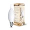 Bulbrite 60-Watt Dimmable (E12) Candelabra Screw Base Milky Filament CA10 Milky LED Light Bulb, 2700K, 4PK 862691 - alternate 5