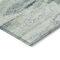 Homeroots 3' X 5' Mint Green Ivory And Denim Blue Abstract Washable Indoor Outdoor Area Rug 612533 - alternate 5