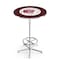 Holland Bar Stool Co 42" Chrome Indian Motorcycle Pub Table, 36" dia. Top L216C4236Indn-HD - alternate 1