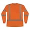 Ergodyne Hi-Vis Shirt, S, Orange, Long Sleeve 22362 - alternate 4