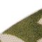 Homeroots 5' Ivory Green And Dark Green Round Floral Indoor Outdoor Area Rug 548141 - alternate 5
