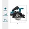 Hardin 18V Brushless 5 in Cordless Circular Saw - TOOL ONLY HD-8600 - alternate 4