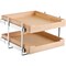 Vevor 2 Tier Pull Out Cabinet Organizer Soft Close Slide Out Wood Drawer 20"W x 21"D SKU-5 - alternate 1