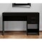 Homeroots 47" Black Computer Desk With Two Drawers 403780 - alternate 3