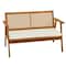 Unbranded 4-Piece Wooden Outdoor Chat Set 875485 - alternate 7