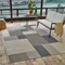 Homeroots 4' X 6' Gray And Blue Geometric Distressed Indoor Outdoor Area Rug 559059 - alternate 6