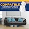 Lifemaster Furniture Riser Set, Non-Slip Design for Bed, Chair, Sofa, Desk, White, 4PK LMBEDWHT4 - alternate 7