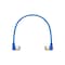 Monoprice SlimRun Cat6A 90 Degree 36AWG S/STP Ethernet Network Cable_ 1ft Blue 31016 - alternate 4
