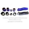 Hps Performance High Temp Reinforced Silicone Intercooler Hose Boots Kit, Black,  57-1711-BLK - alternate 3