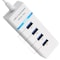 Sanoxy USB 3.0 Hub 4-Port Adapter Charger Data Sync Super Speed PC Mac Laptop Desktop (White) SNX-CABLE59 - alternate 2
