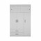 Homeroots 47" White Two Drawer Combo Dresser 478409 - alternate 4