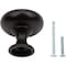 Designperfect 1-3/16 Diameter Round Cabinet Knob, Brushed Oil Rubbed Bronze DPA-R28KORB - alternate 2