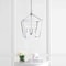 Jonathan Y Pagoda 12" 4-Light Classic Traditional Metal Cage Lantern LED Pendant, Chrome JYL7436C - alternate 11