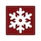 Sign Solutions Usa Winter Recreational Area (Symbol), 30 in W x Square, Aluminum Sign DUS10DWT3030RS-077 - alternate 1