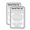 Signmission Supplemental Equine Liability, 18'' X 24'' 2 Signs, Heavy Gauge Aluminum, 2PK A-1824-2PACK-25143 - alternate 1