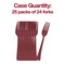 Smarty Had A Party Red Disposable Plastic Party Forks, 600PK 410F-R-CASE - alternate 4