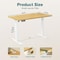 Simple Deluxe Electric Standing Desk, Adjustable Height Stand up Desk, 24x40 Inches Sit Stand Home Office Desk wi 3A88TDESKP4024V3YLW - alternate 4