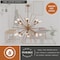 Vaxcel Estelle 16-Light 36 in W Brass Gold Mid-Century Modern Sputnik Pendant Ceiling Fixture P0344R - alternate 3