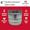 Mitchell Metal 4" HVAC Flexible Collar Connector, Galvanized Sheet Metal 28-Gauge MM-9164 - alternate 2