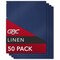 Swingline Gbc GBC Linen Weave Standard Presentation Cover, Blue, 50PK GBC2001513 - alternate 1