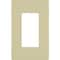 Lutron Designer Wall Plates, Number of Gangs: 1 Plastic, Gloss Finish, Ivory CW-1-IV - alternate 1