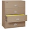 Fireking 4 Drawer, 1 Hr Fire & Impact Rated, 44" Wide Lateral Taupe 4-4422-CTA - alternate 3
