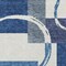 Homeroots 8' X 10' Blue And Ivory Geometric Washable Indoor Outdoor Area Rug 612572 - alternate 6