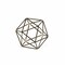 Homeroots 6" Brown and Gold Metal Hand Painted Geometric Orb Tabletop Sculpture 399630 - alternate 4