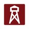 Sign Solutions Usa Lookout Tower (Symbol), 24 in W x Square, Aluminum Sign DUS06DWT2424RS-006 - alternate 1