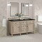 James Martin Vanities Lorelai 60" Double Vanity, Whitewashed Oak, w/ 3 CM Phantome Eclos Top 424-V60D-WWO-3PHT - alternate 3