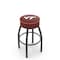 Holland Bar Stool Co 25" 4" Virginia Tech Cushion Seat, Blk Wrinkle Base Swivel Bar Stool L8B125VATech - alternate 1