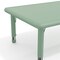 Flash Furniture Commercial Plastic Adjustable Height Classroom Activity Table-Sage, 48x24 YU-YCX-001-2-RECT-TBL-SAGE-GG - alternate 3