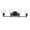 Jonathan Y Marais 30" 4-Light Metal/Glass LED Vanity, Oil Rubbed Bronze JYL7471A - alternate 1