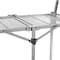 Luxor Wire Cart, Silver, 39-1/2" H, 19-1/2" L WSCC-2 - alternate 5