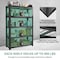 Wrightmaster 35.4in.*15.8in.*72in. Adjustable 5-Tier Storage Shelving with Heavy Duty Frame&Multi-Use Design ZoroP306288 - alternate 3