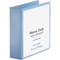 Business Source Ring Binder, Light Blue, Clear Sleeve BSN19752 - alternate 1