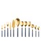 Mepra Fantasia Ice Gold Flatware Set - 67 Pieces - Cobalt 10C622067OI - alternate 1