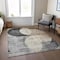 Homeroots 8' X 10' Pewter Brown And Charcoal Geometric Washable Indoor Outdoor Area Rug 604932 - alternate 5