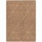 Homeroots 3' X 5' Terra Cotta And Ivory Geometric Washable Indoor Outdoor Area Rug 612154 - alternate 4