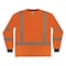 Ergodyne M Orange Class 3 Hi-Vis Long Sleeve Shirt Black Bottom 8371BK - alternate 3